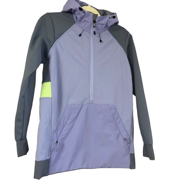 Burton Crown Weatherproof Purple Gray Neon Women’s XS performance pullover - Picture 8 of 14
